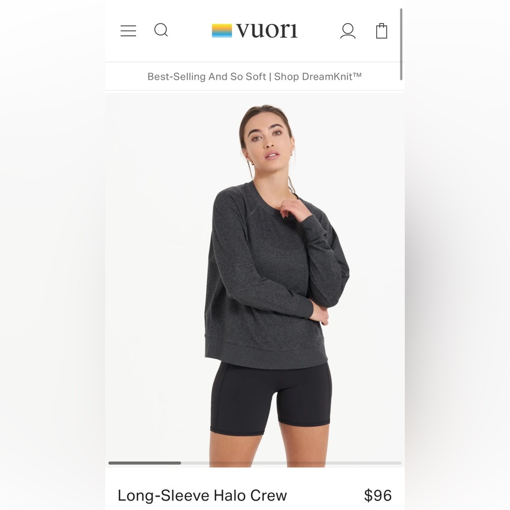 NWTO Vuori Long Sleeve Halo Crew
